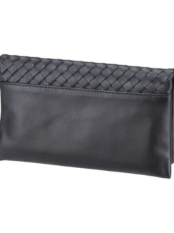 abro Damen Clutch - Piuma in schwarz
