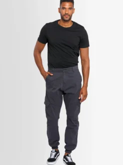 Alessandro Salvarini Herren Cargohose - ASEriia in anthrazit