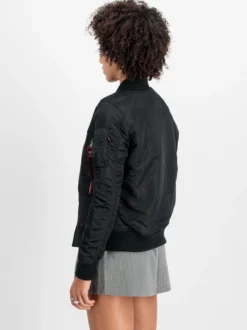 Alpha Industries Damen Bomberjacke in schwarz