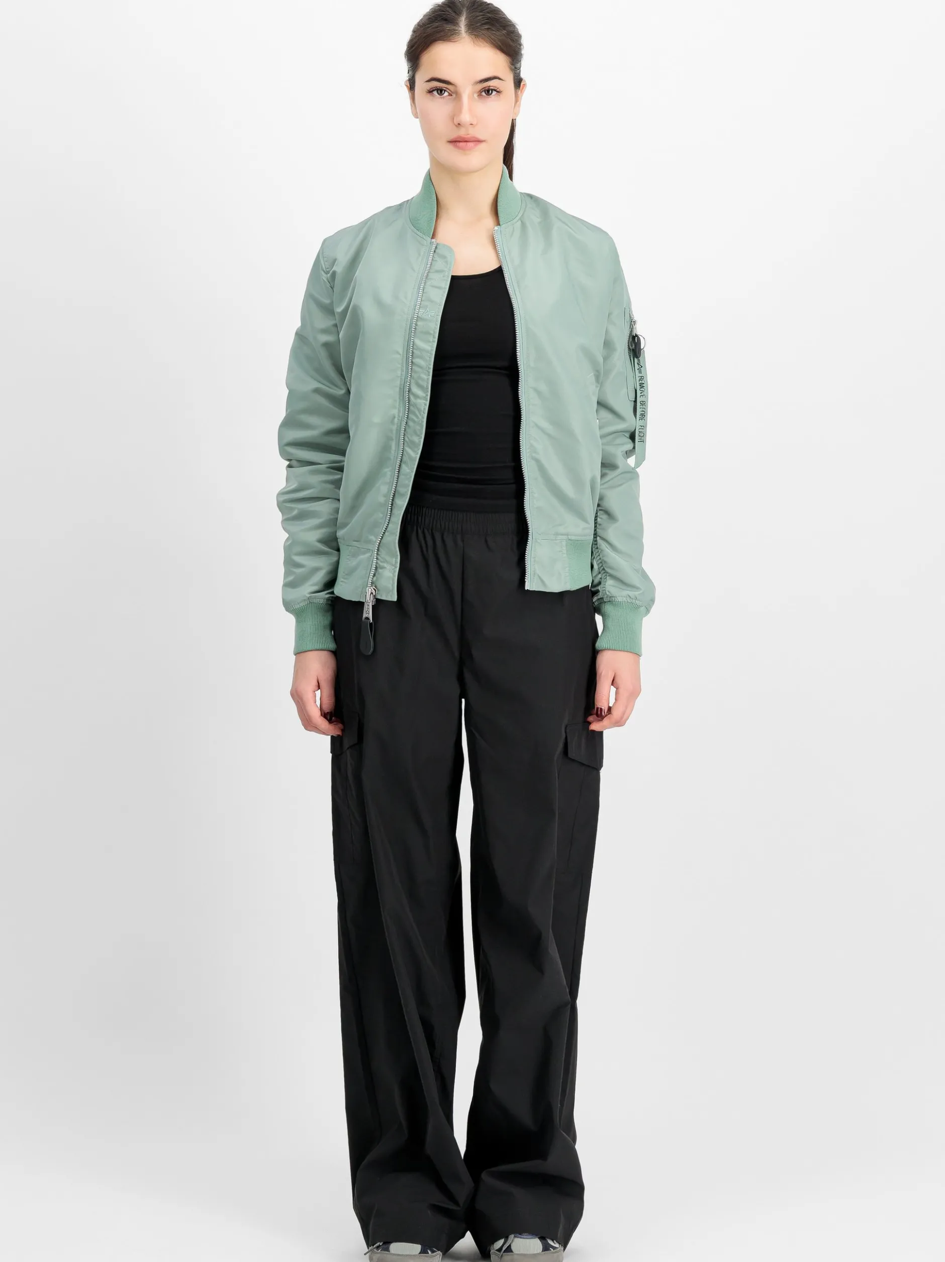 Alpha Industries Damen Bomberjacke in mint