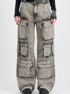 Alpha Industries Damen Hose in grau