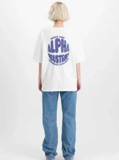 Alpha Industries Damen T-Shirt in weiß