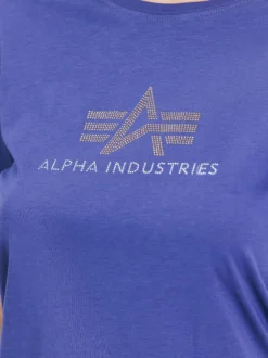 Alpha Industries Damen T-Shirt in lila