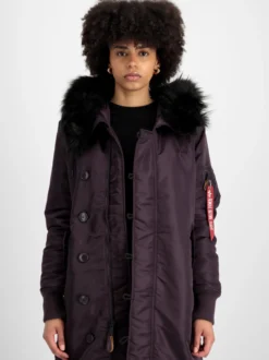 Alpha Industries Damen Winterjacke in lila