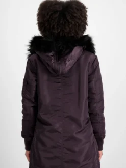 Alpha Industries Damen Winterjacke in lila