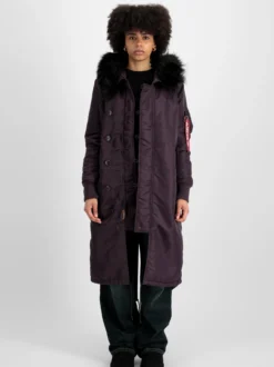 Alpha Industries Damen Winterjacke in lila
