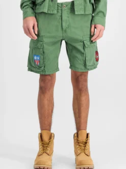 Alpha Industries Herren Kurze Hose in grau