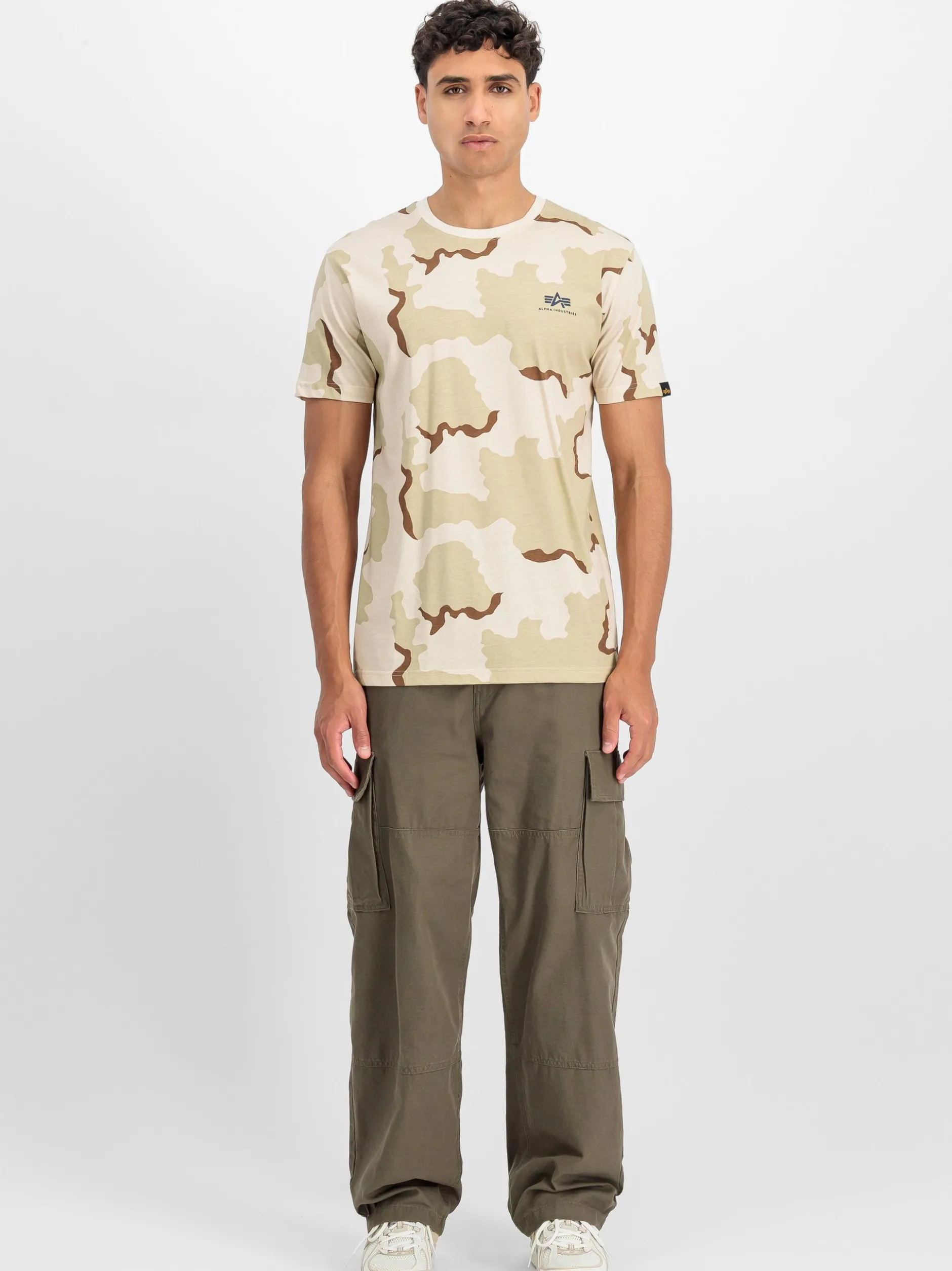 Alpha Industries Herren T-Shirt in khaki