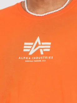 Alpha Industries Herren T-Shirt in orange
