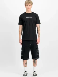 Alpha Industries Herren T-Shirt in schwarz