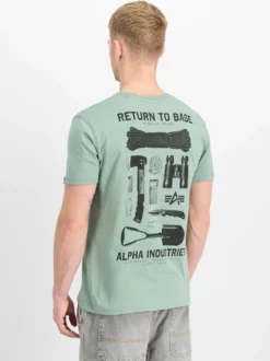 Alpha Industries Herren T-Shirt in grün