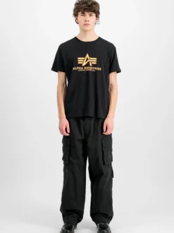 Alpha Industries Herren T-Shirt in schwarz