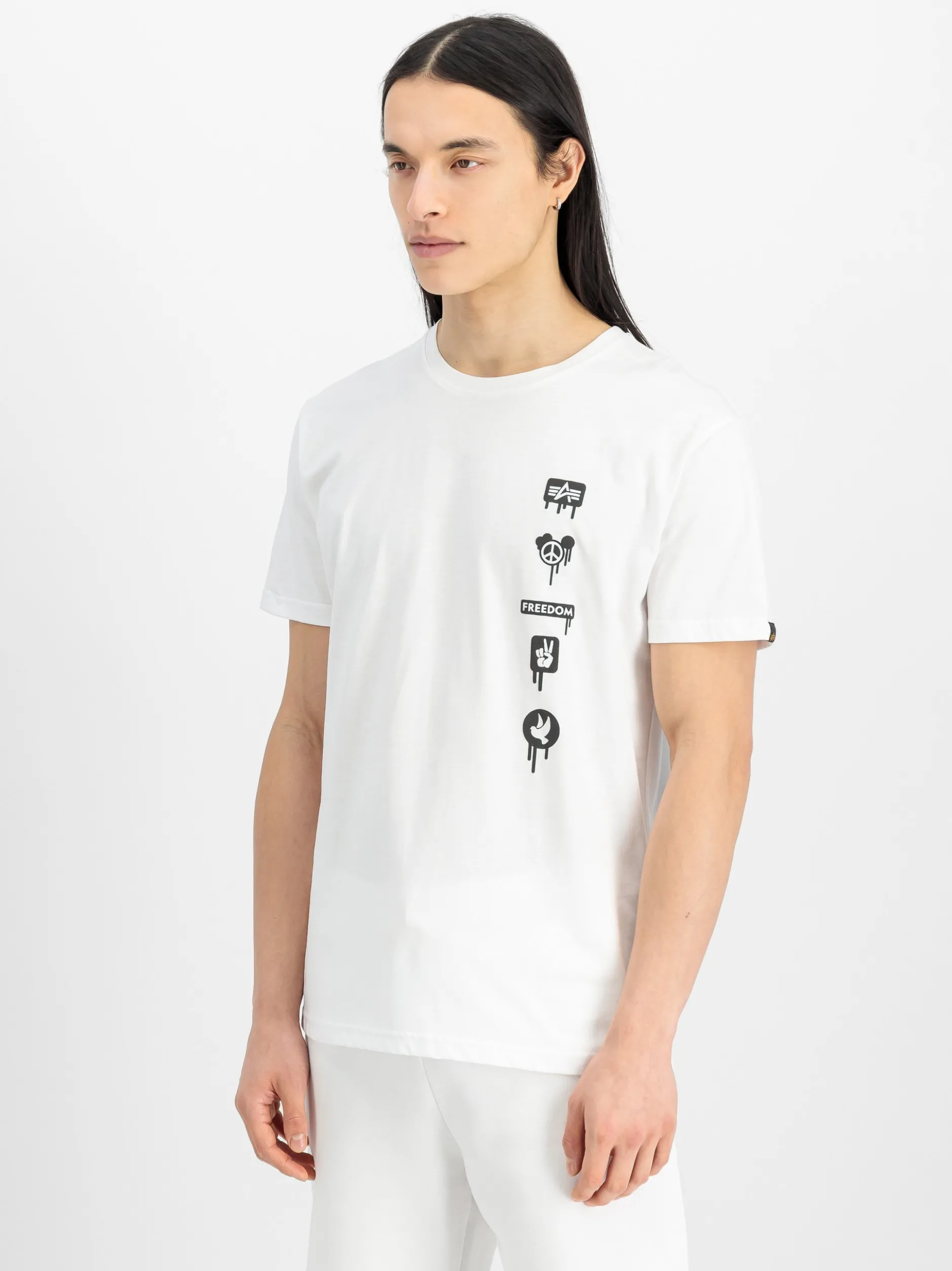 Alpha Industries Herren T-Shirt in weiß