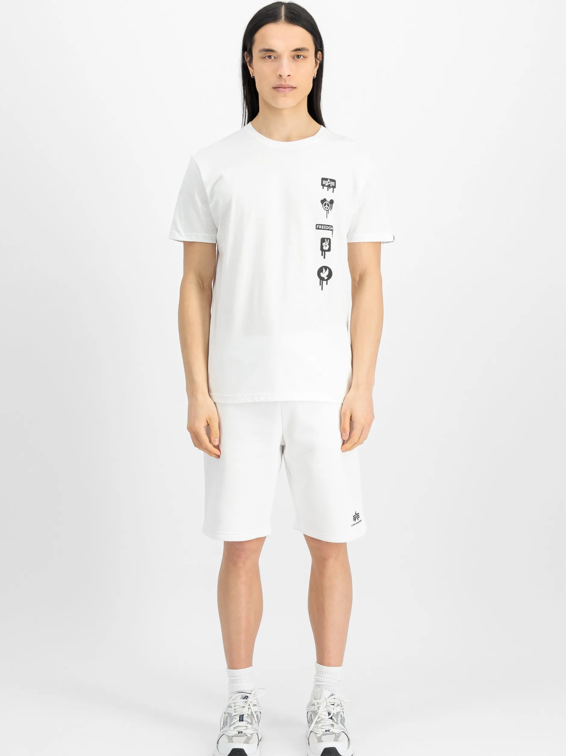 Alpha Industries Herren T-Shirt in weiß