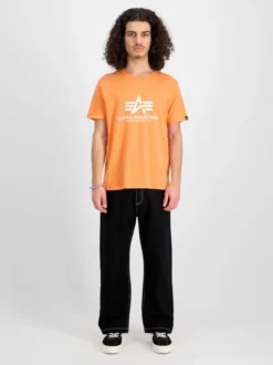 Alpha Industries Herren T-Shirt in orange