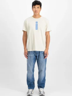 Alpha Industries Herren T-Shirt in ecru