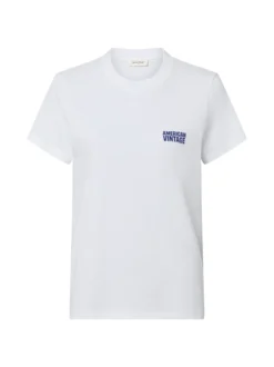 american vintage Damen T-Shirt - Ykobow in weiß