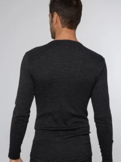 Ammann Herren Unterhemd Jeans Feinripp in grau