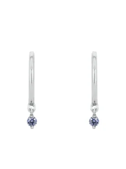 amor Damen Creolen in blau