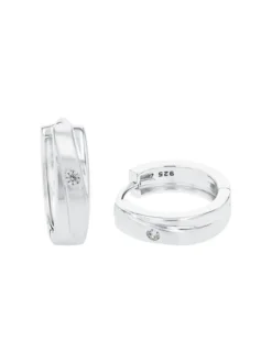 amor Damen Creolen in silber