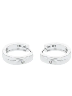 amor Damen Creolen in silber
