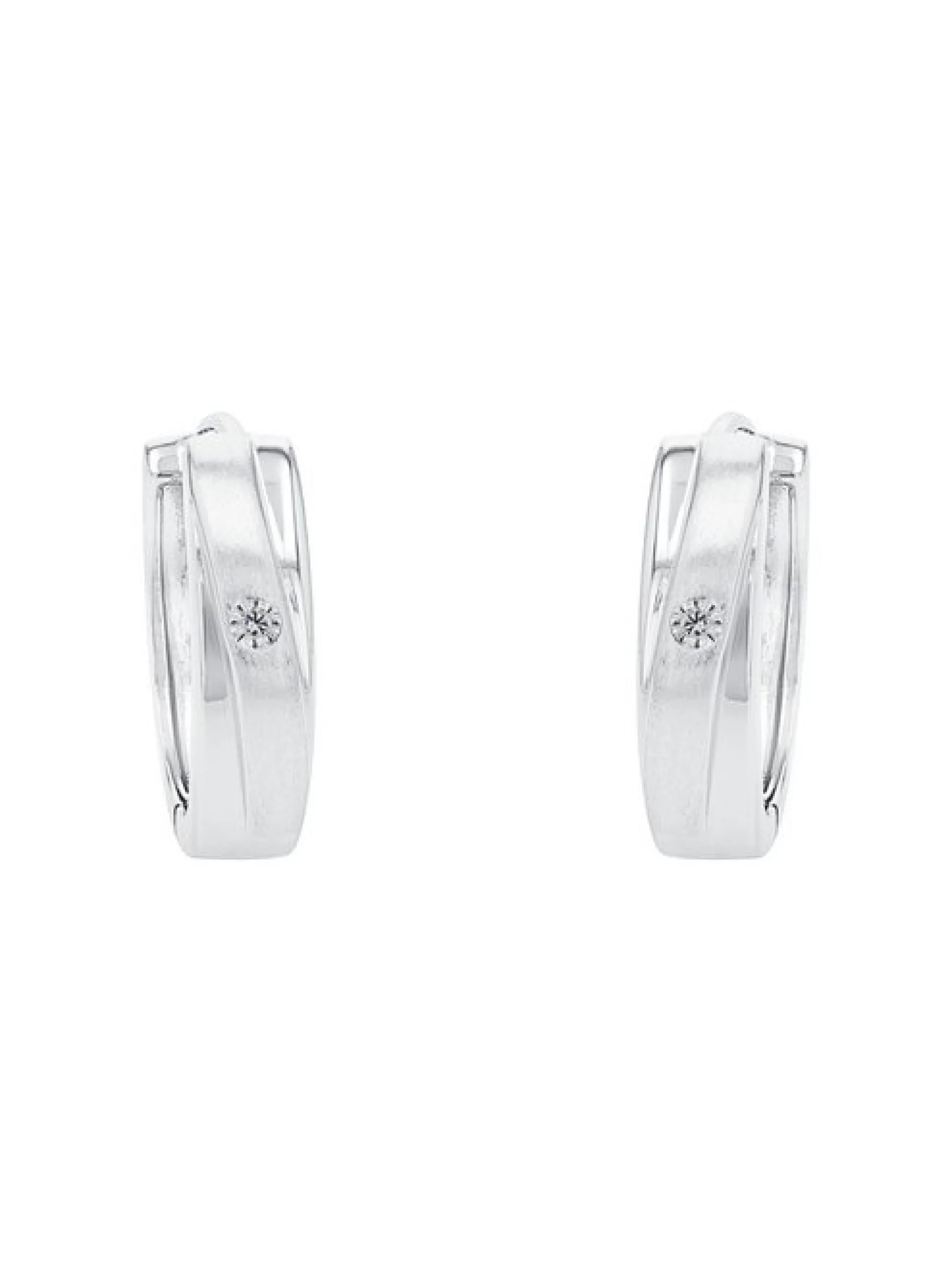 amor Damen Creolen in silber