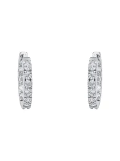 amor Damen Creolen in silber