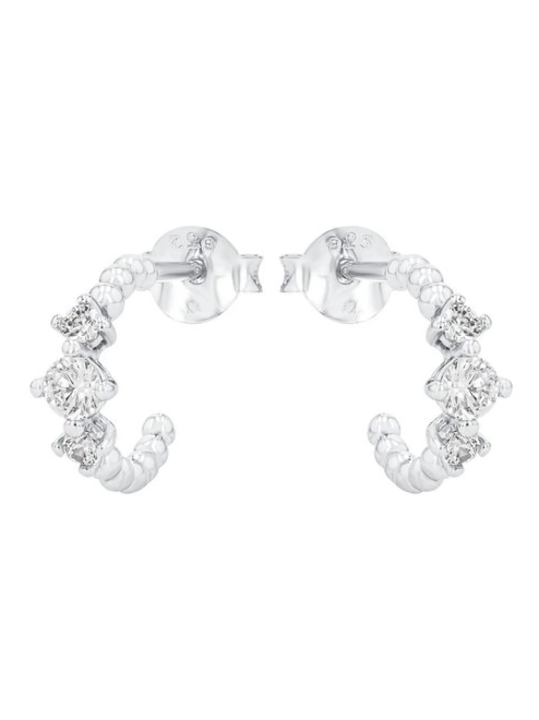 amor Damen Creolen in silber