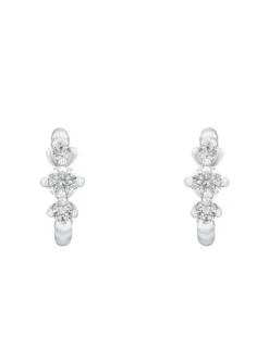 amor Damen Creolen in silber