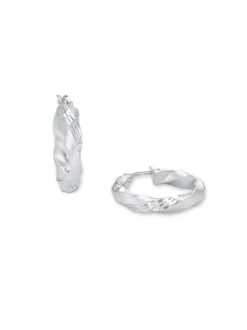 amor Damen Creolen in silber