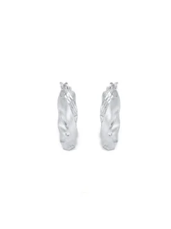 amor Damen Creolen in silber