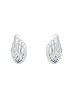 amor Damen Creolen in silber