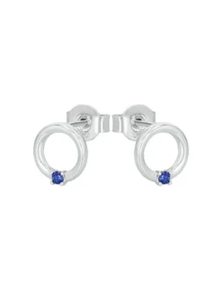 amor Damen Ohrstecker in blau