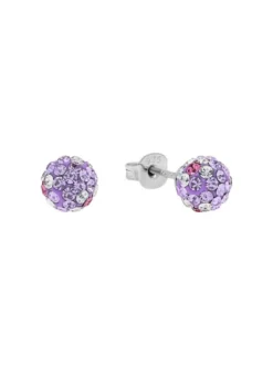 amor Damen Ohrstecker in lila