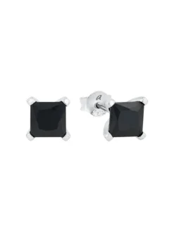 amor Damen Ohrstecker in schwarz