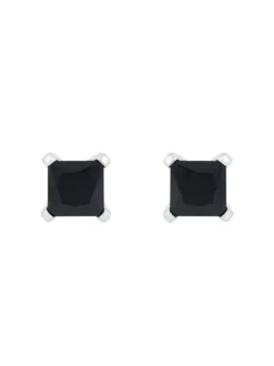 amor Damen Ohrstecker in schwarz