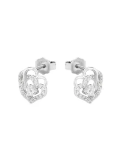amor Damen Ohrstecker in silber