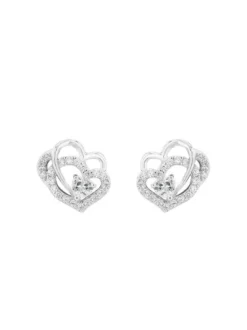 amor Damen Ohrstecker in silber