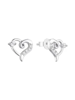 amor Damen Ohrstecker in silber
