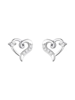 amor Damen Ohrstecker in silber