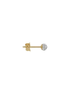 amor Damen Single Ohrstecker in gold