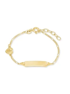amor Mädchen Identarmband in gold