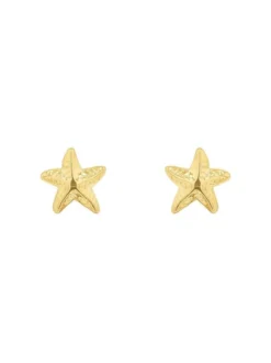 amor Mädchen Ohrstecker in gold
