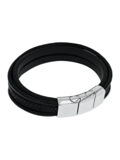 amor Unisex Armband in schwarz