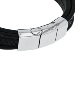 amor Unisex Armband in schwarz