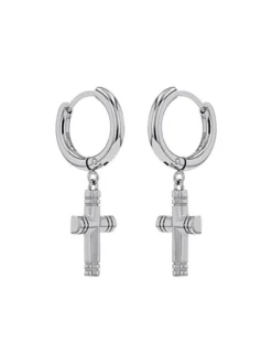 amor Unisex Creolen in silber