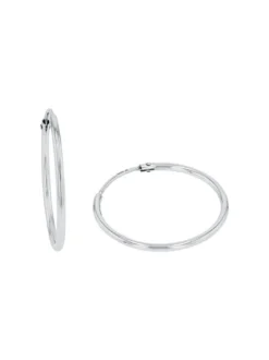amor Unisex Creolen in silber