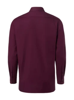 Andrew James Herren Businesshemd in aubergine