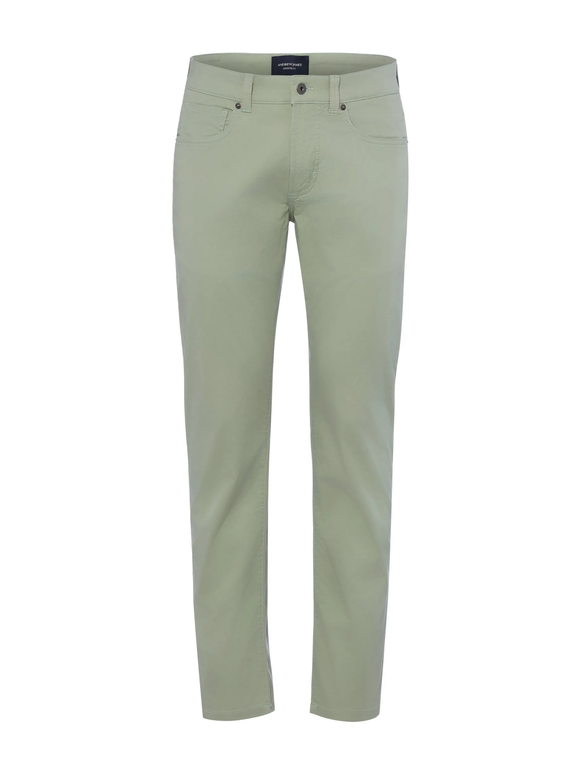Andrew James Herren Five-Pocket-Hose - Modern Fit in lind