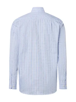 Andrew James Herren Hemd in hellblau braun